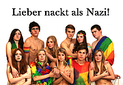 Der Jugendmitarbeiterkreis der Kirchengemeinde Wengern (Wetter) mit ihrem Beitrag "Lieber nackt als Nazis - Wir können bunte Vielfalt. 100 €